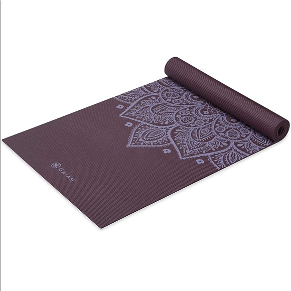 Gaiam Yoga Mat - Premium 5mm Print - Picture 2 of 5